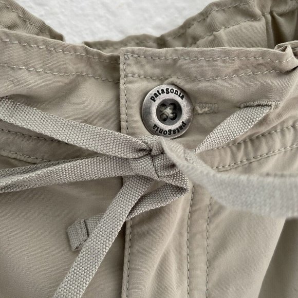 Patagonia sand drawstring hiking pants women's sz 8 - Picture 4 of 10